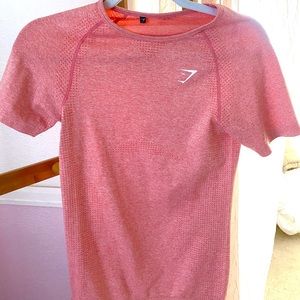 Gymshark Short Sleeve Coral Pink